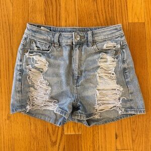 American Eagle Distressed Denim Shorts